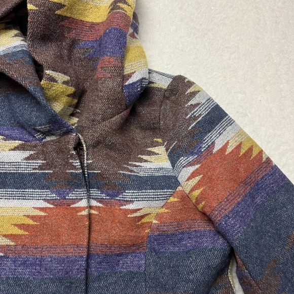 Mossimo Supply Co. Jackets & Blazers - Mossimo Supply Co Jacket Womens XL Multicolor Aztec Southwestern Hooded Belted